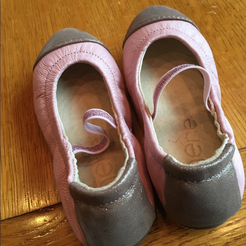 Emma flats pink and taupe size 7